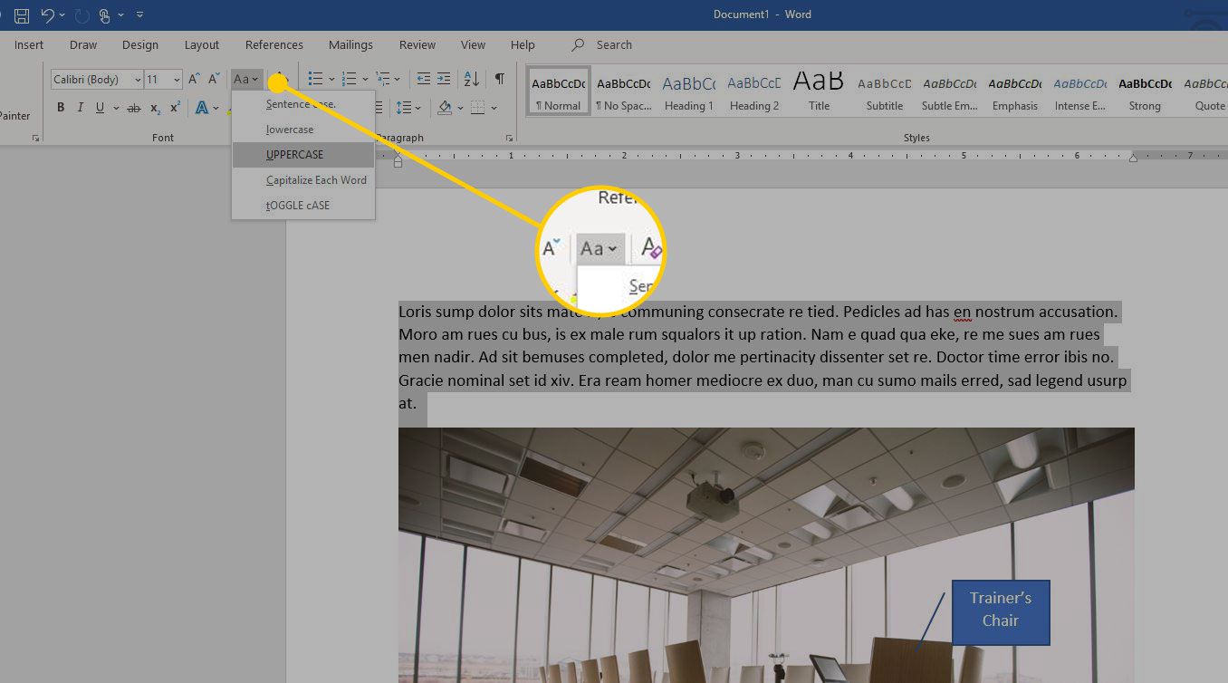 is there a key command for text color in word on mac